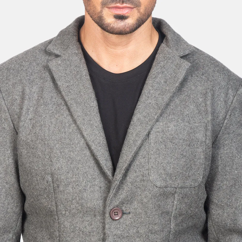 Borges Grey Wool Blazer