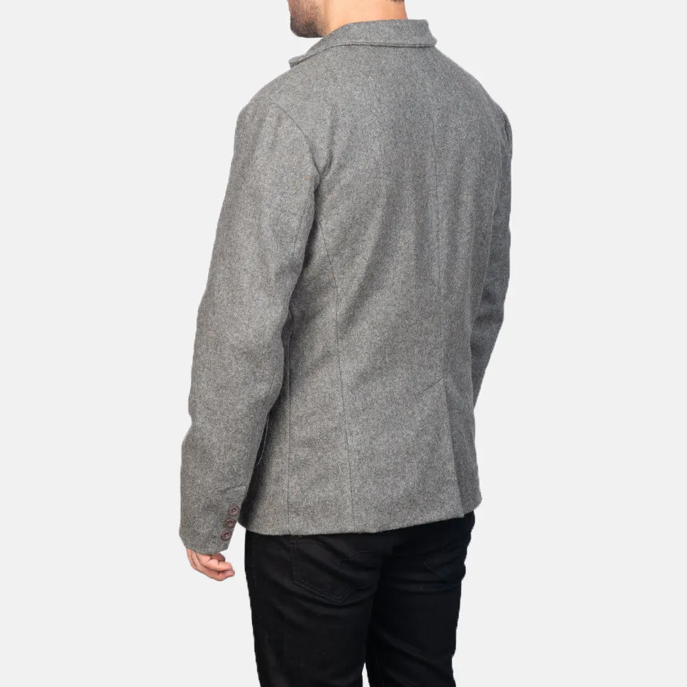 Borges Grey Wool Blazer