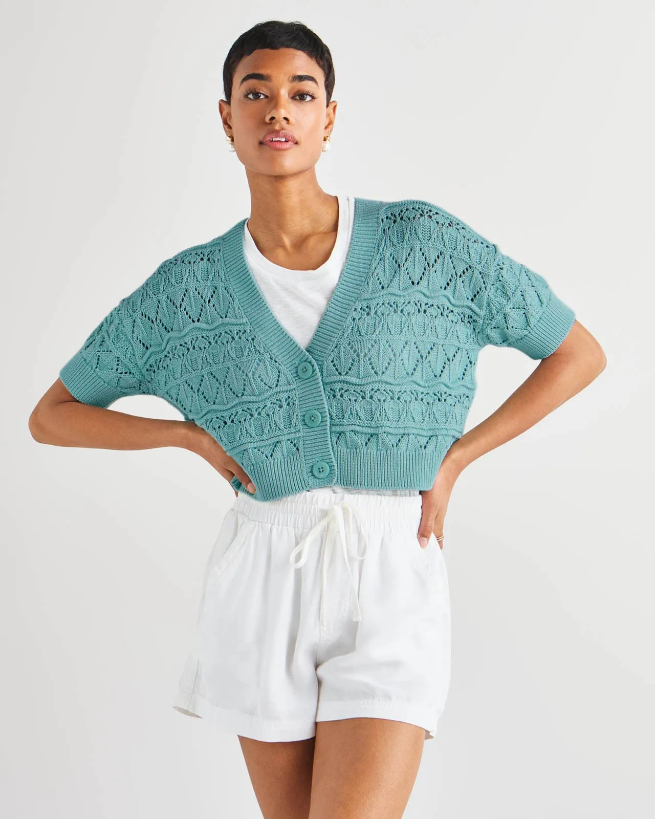 Brayden Short Sleeve Cardigan