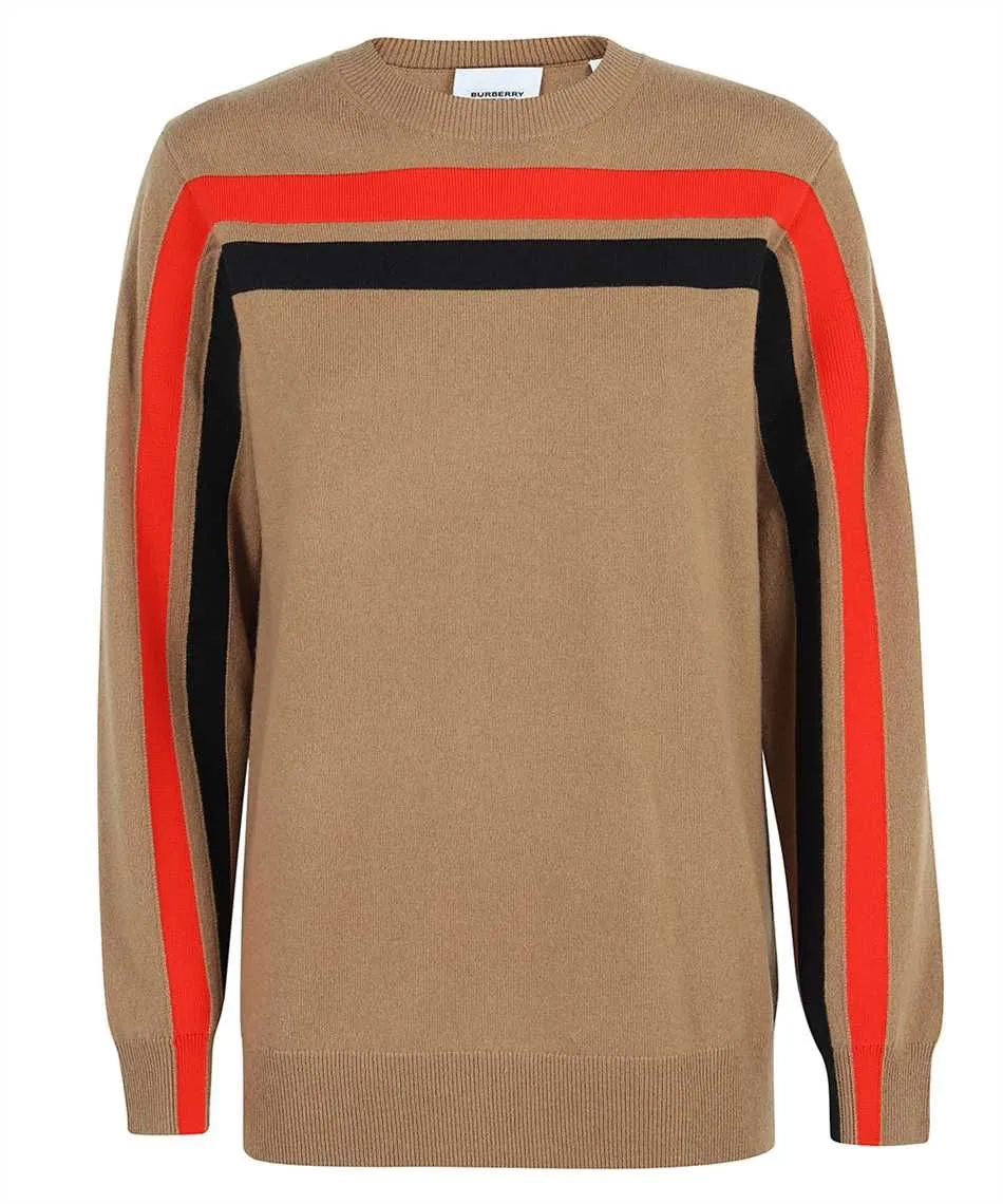 Burberry Luxurious Cashmere Crew Neck Pullover - Brown