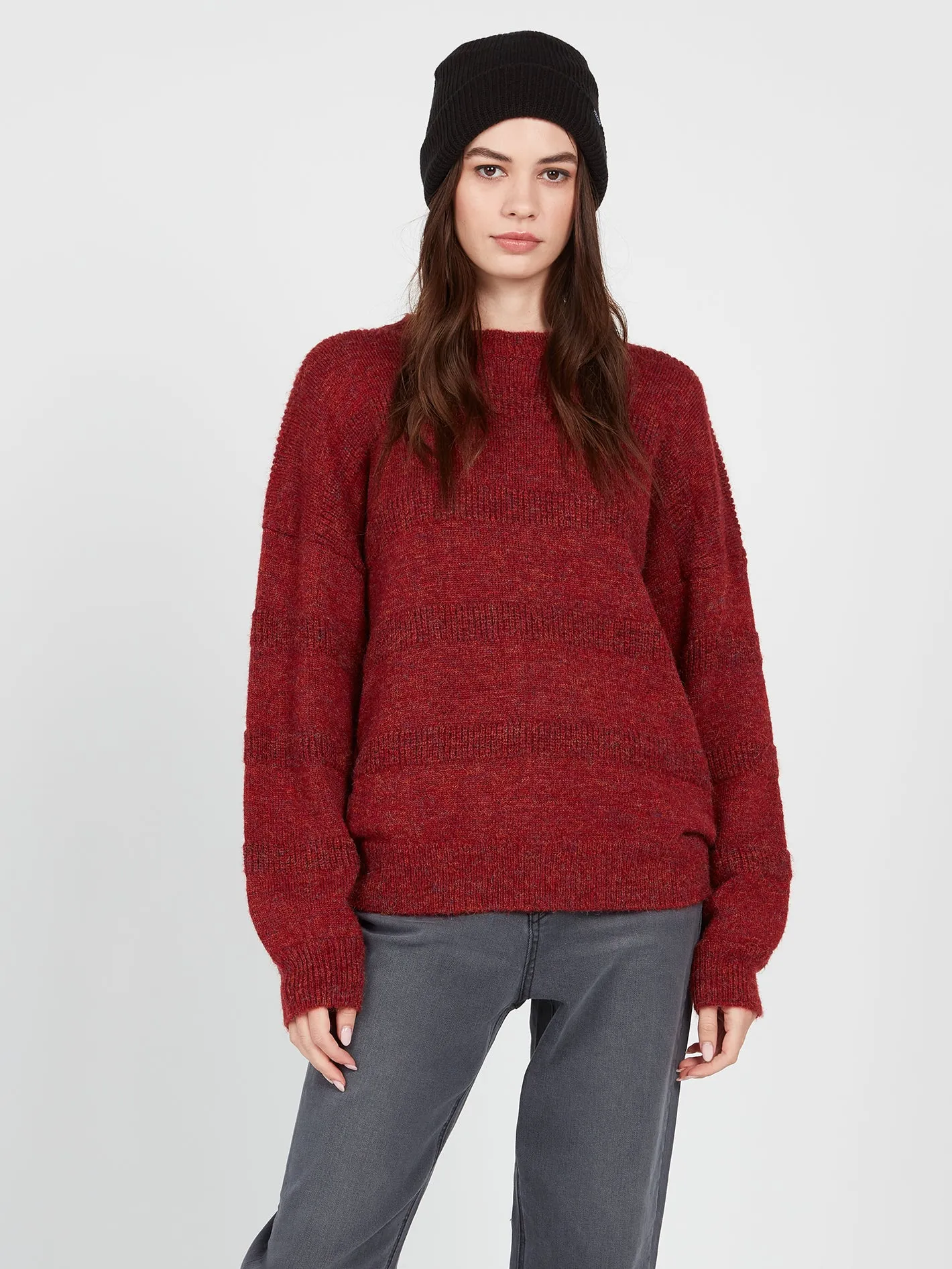 Cabability Sweater - Burgundy