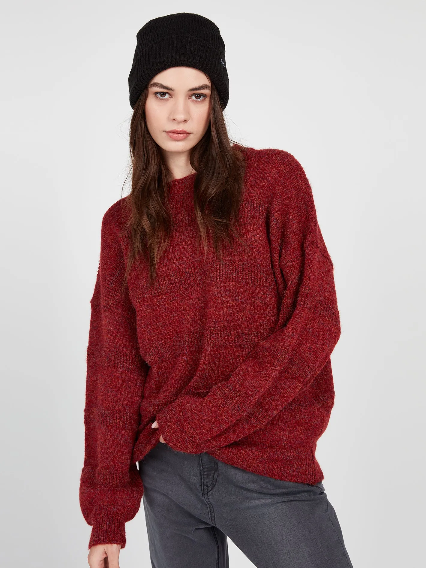 Cabability Sweater - Burgundy