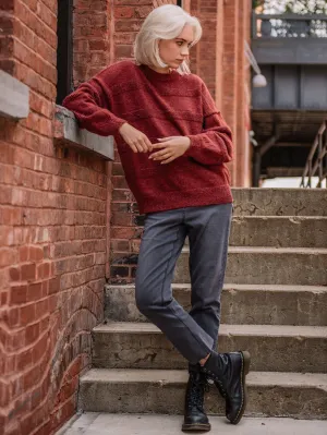 Cabability Sweater - Burgundy