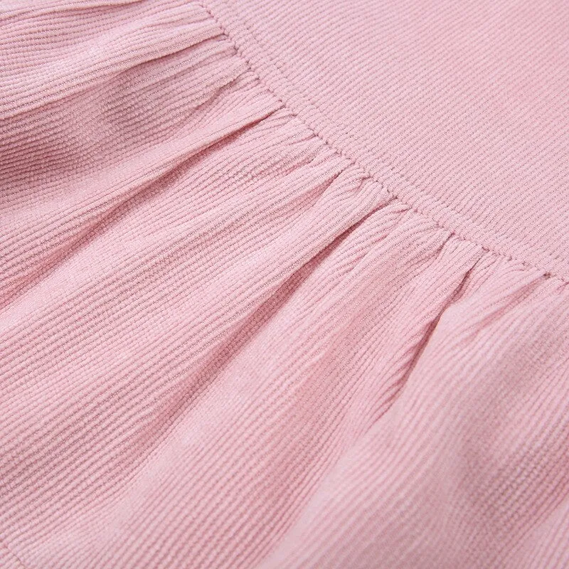 Corduroy Baby Doll Skirt