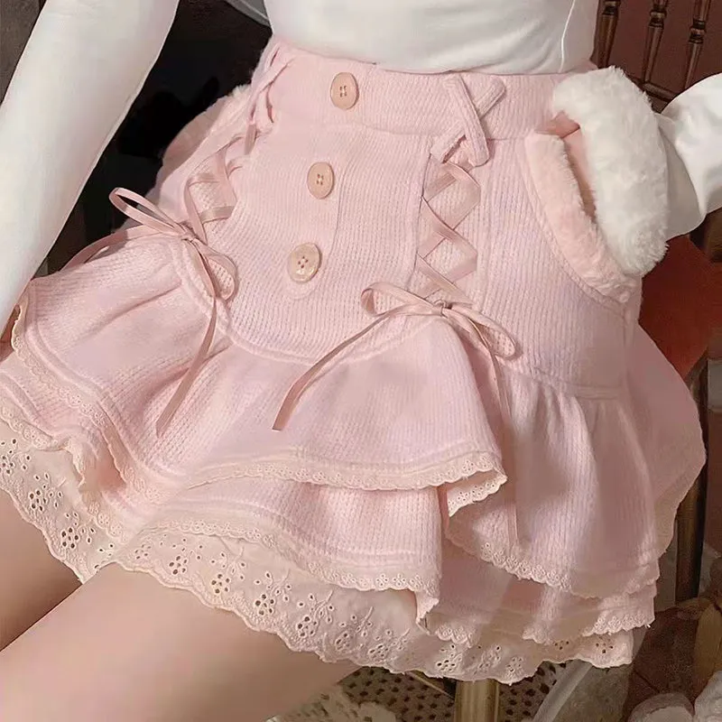 Corduroy Baby Doll Skirt