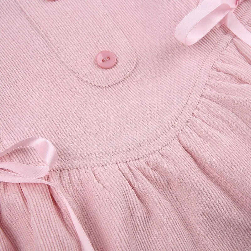 Corduroy Baby Doll Skirt