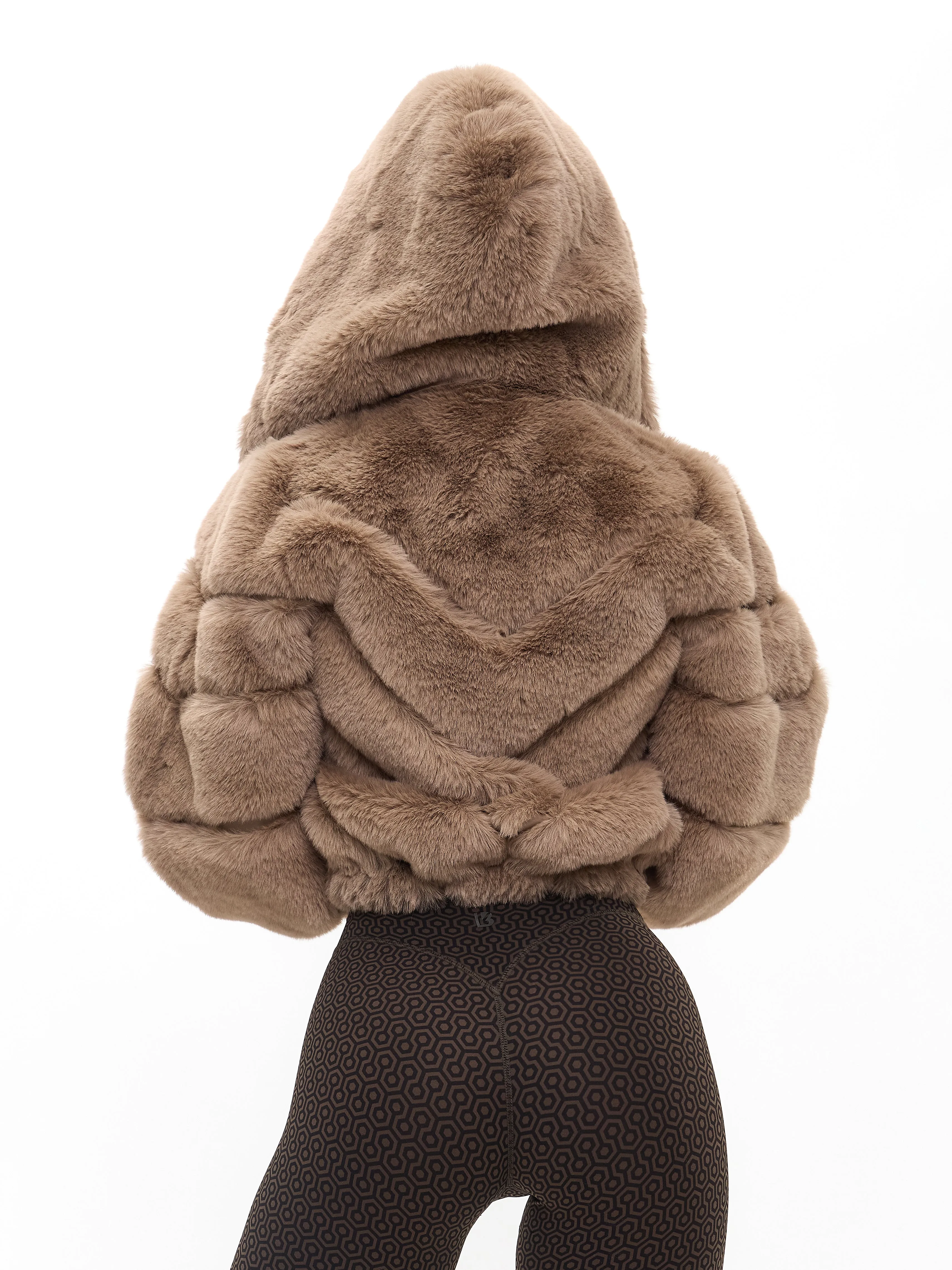 Cruellafree Faux Fur Coat - Fawn