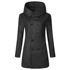 Double-breasted Wool Trench Coat