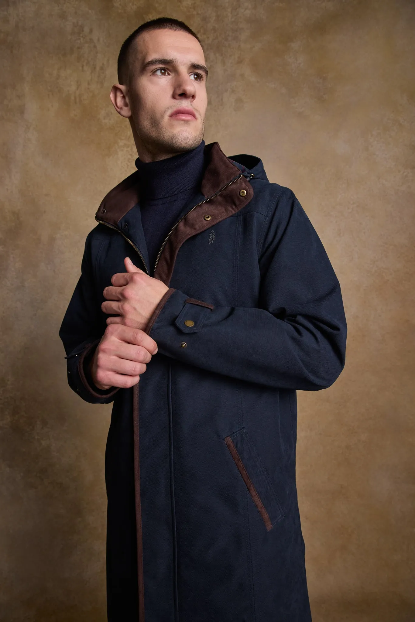 Emmet Waterproof Long Coat - Navy