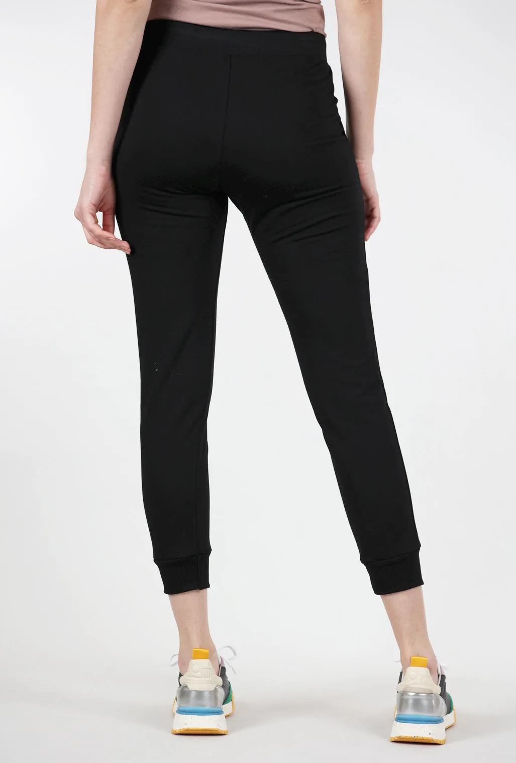 Fleece-Lined Joggers, Black