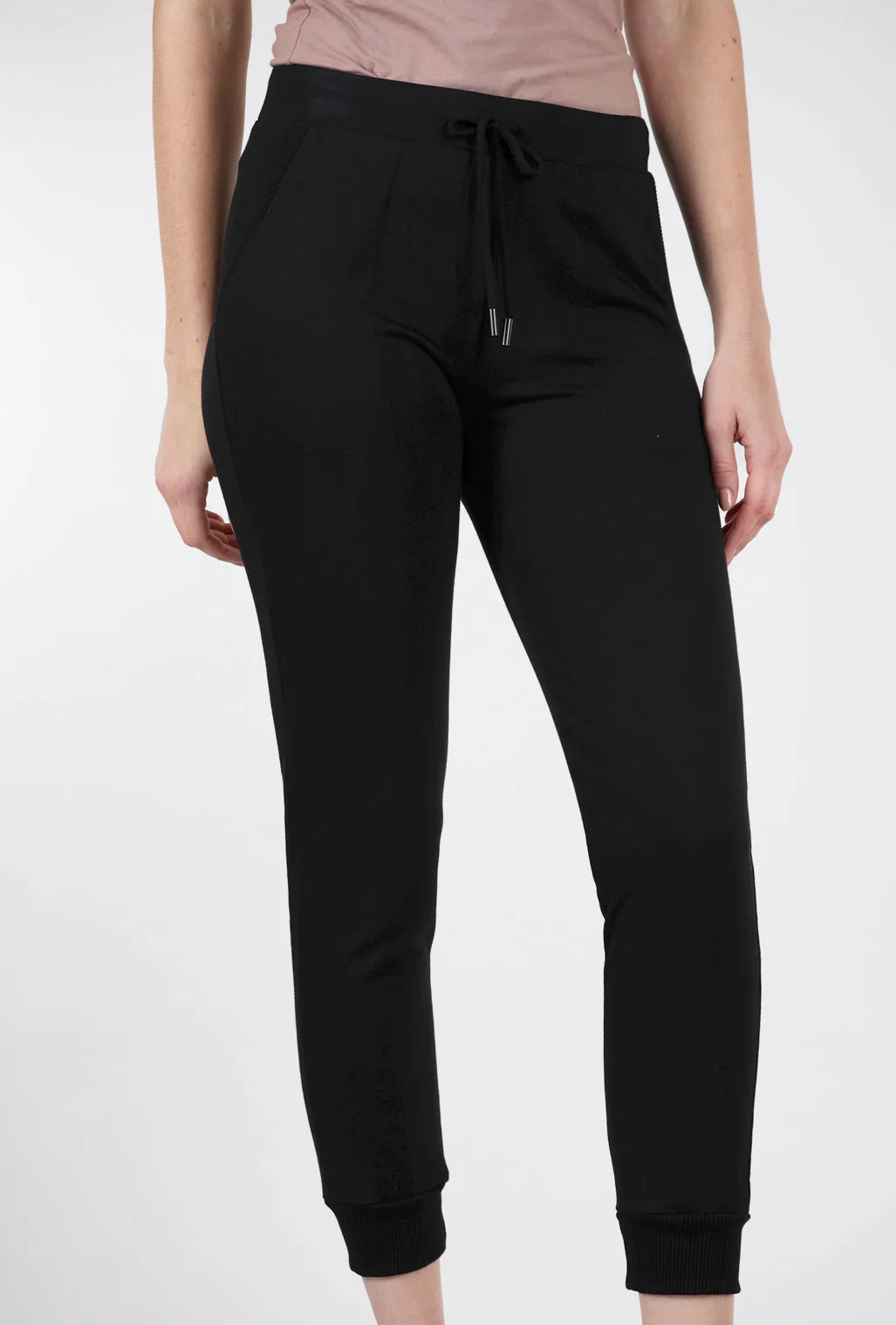 Fleece-Lined Joggers, Black