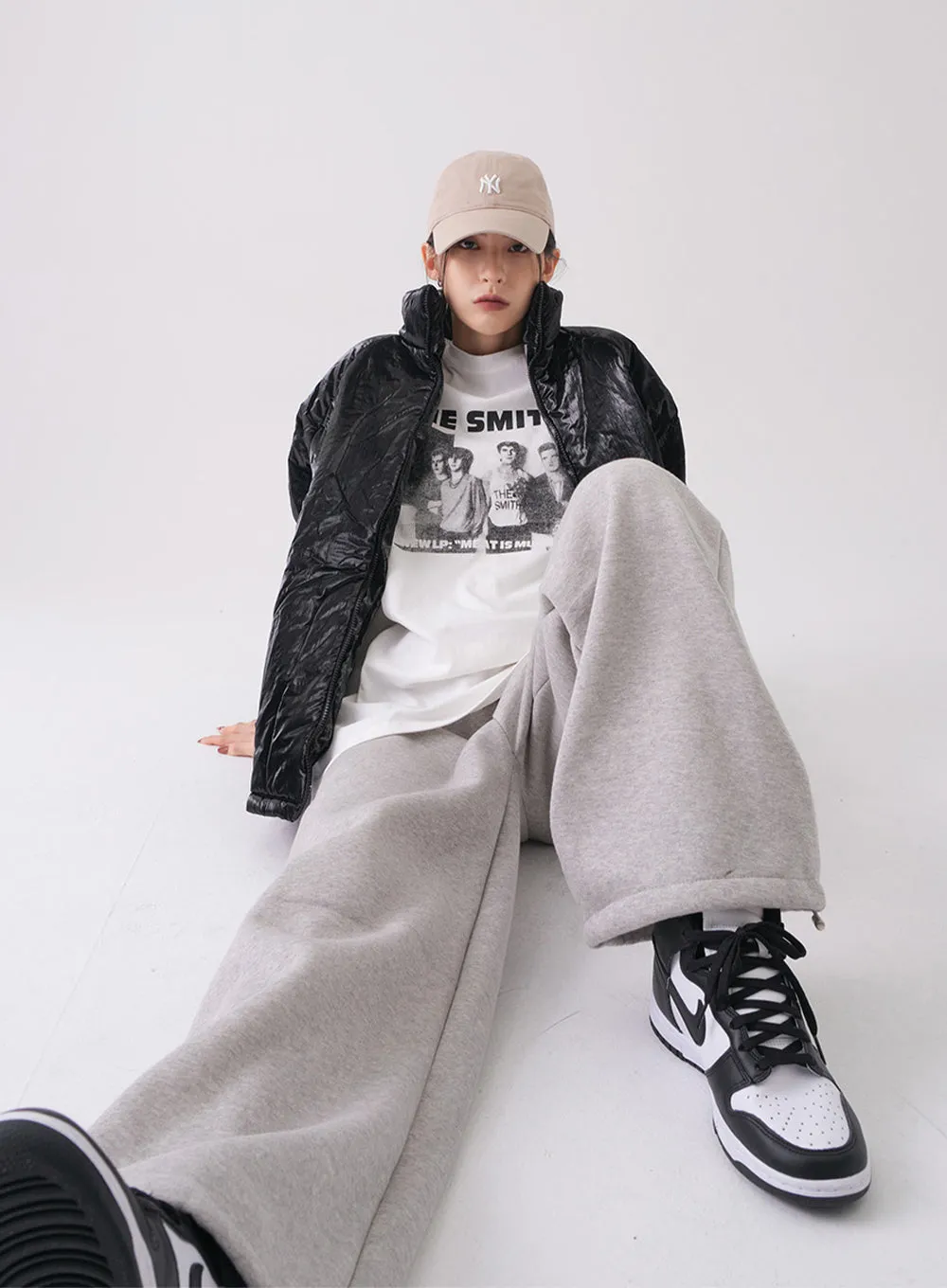 Fleece lined track pants J19