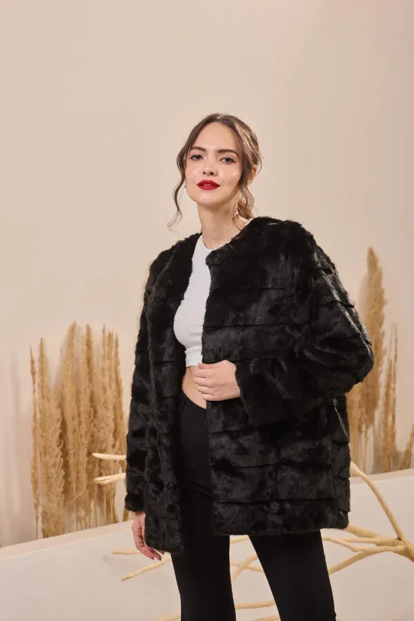 Fur Coat – Black