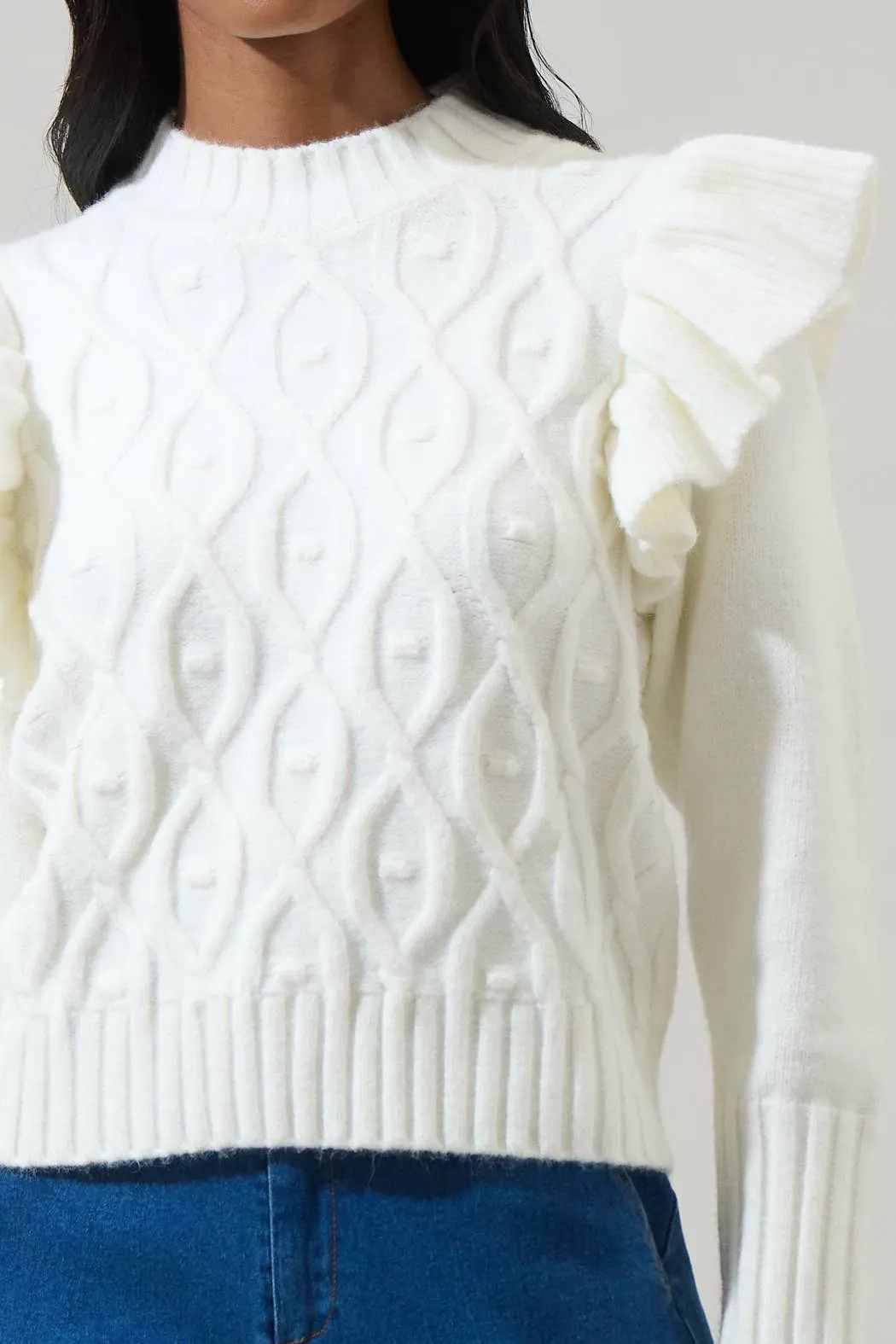 Gloriana Cable Knit Sweater