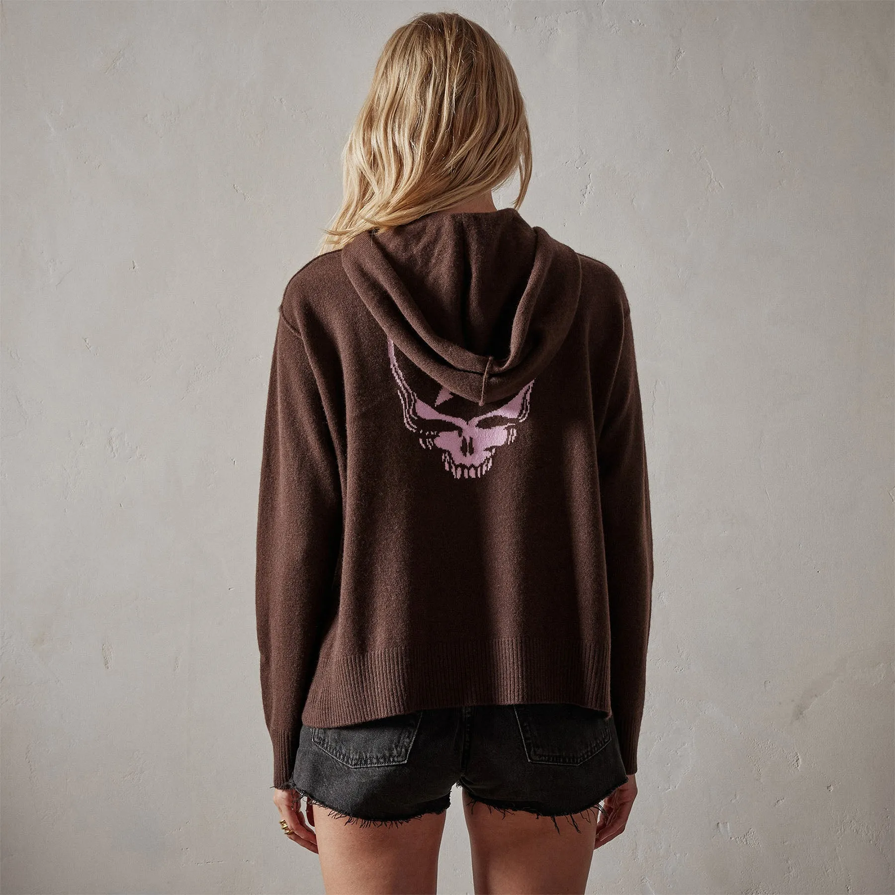 Grateful Dead Pullover Hoodie - Black Cherry