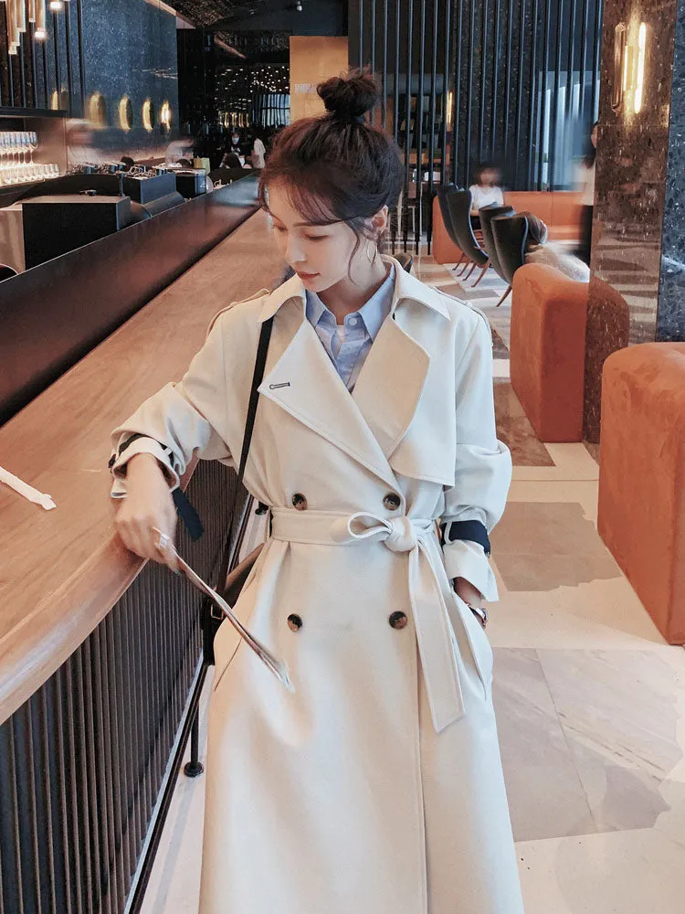 High Sense Loose British Style Women's Trench Coat