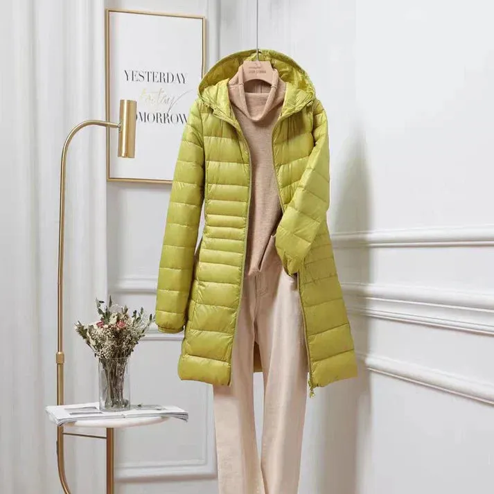 Hooded Long Puffer Jacket