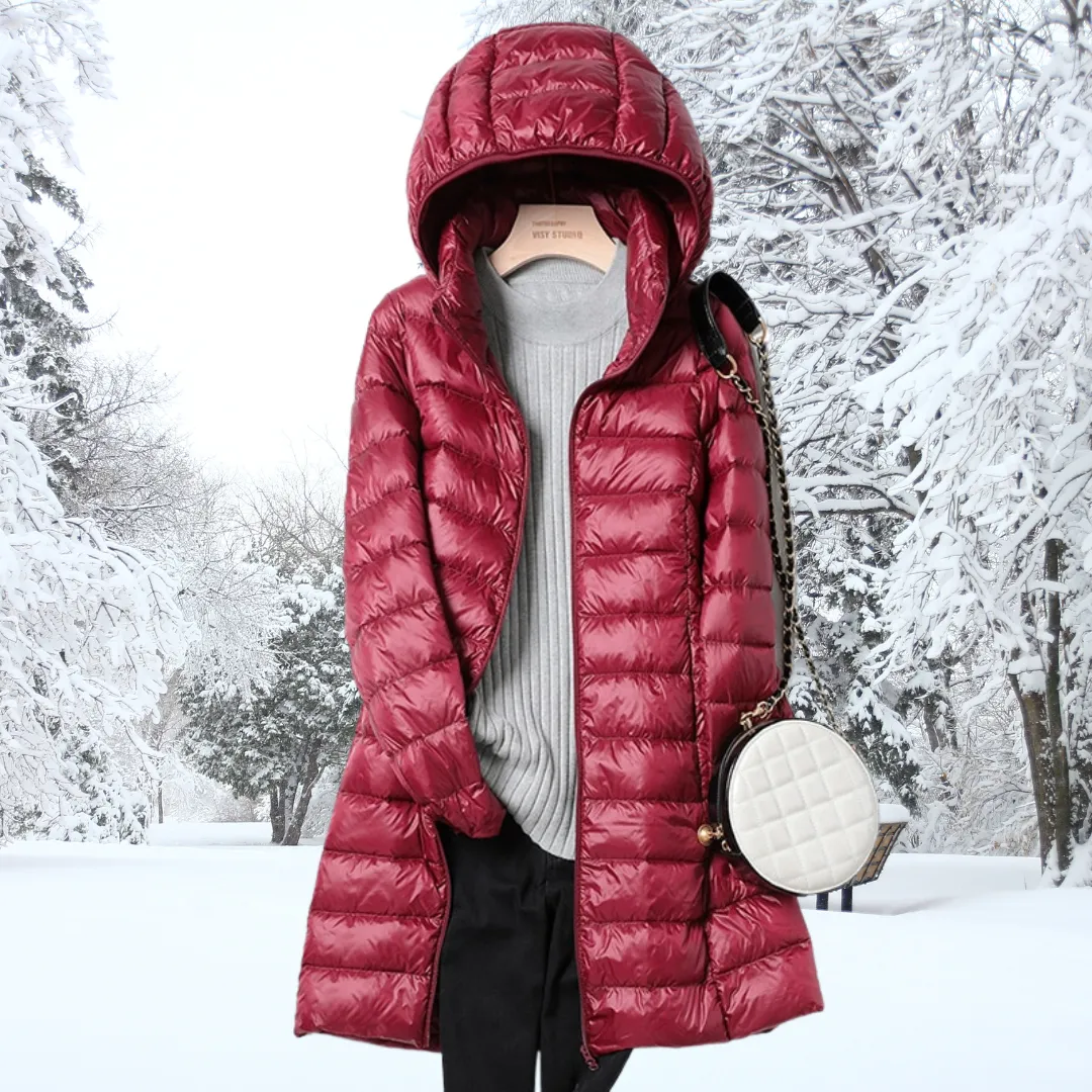 Hooded Long Puffer Jacket