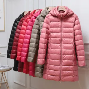 Hooded Long Puffer Jacket