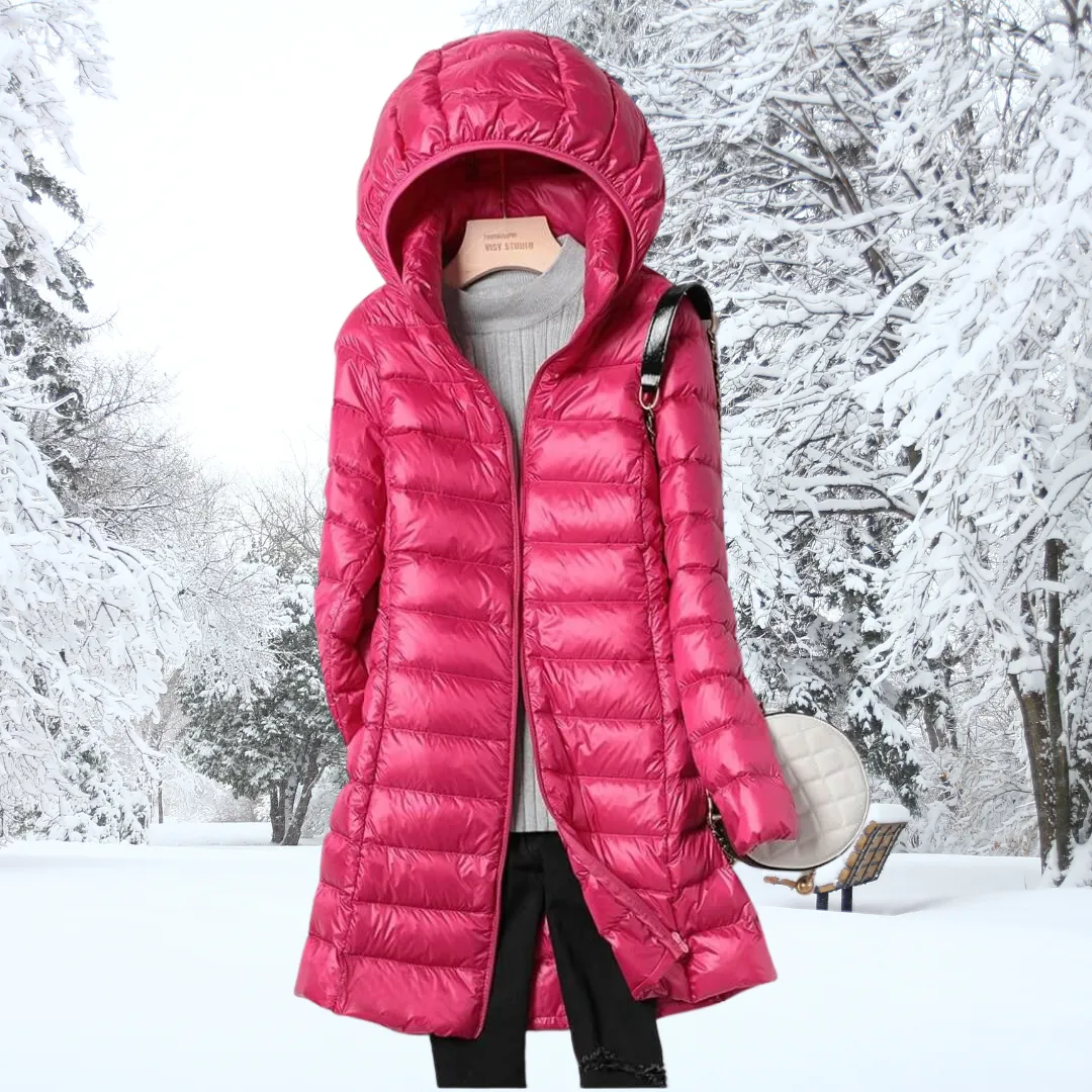 Hooded Long Puffer Jacket