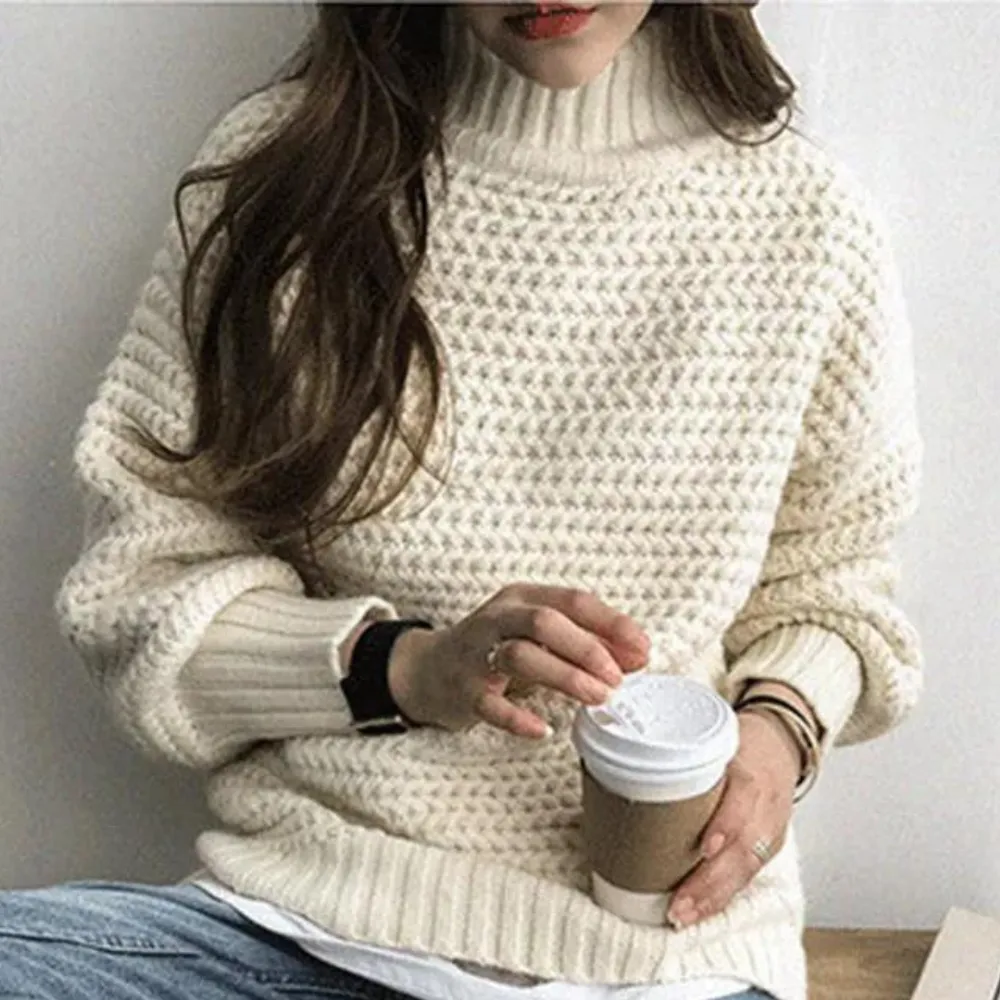 Ivyshape | Classic Knitted Turtleneck Women