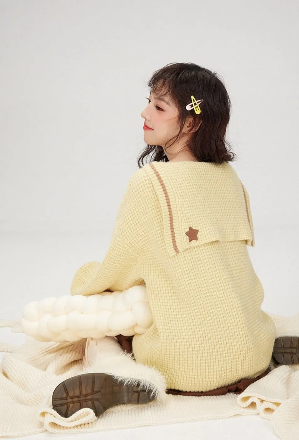 Kawaii Prepstar Sailor Pullover Sweater