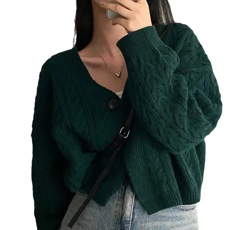 Knitted Crop Cardigan