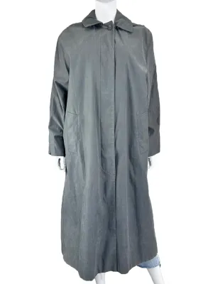 LONDON FOG Gray Trench Coat Size 12