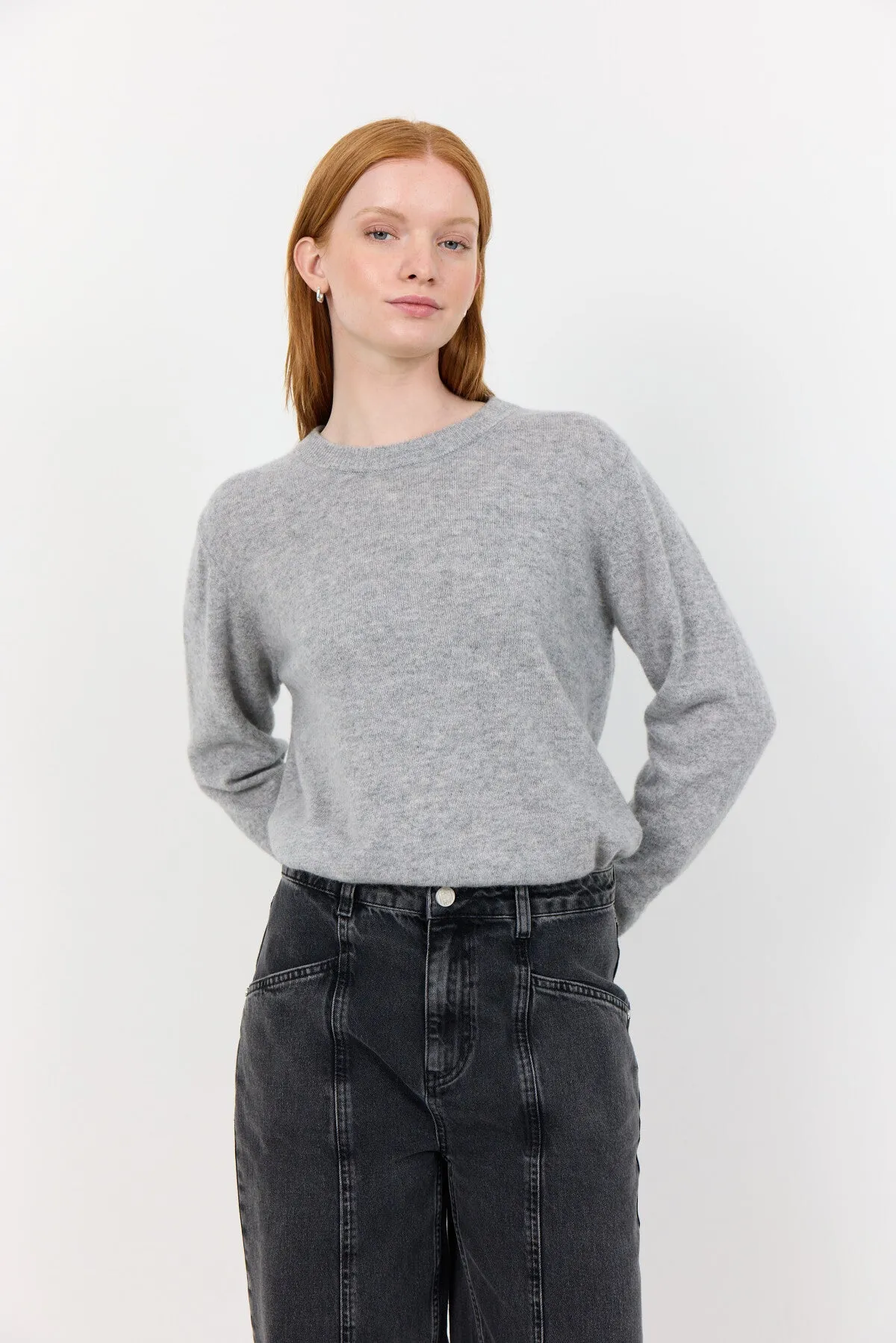 LR-ELOISE 2 Knit Light grey