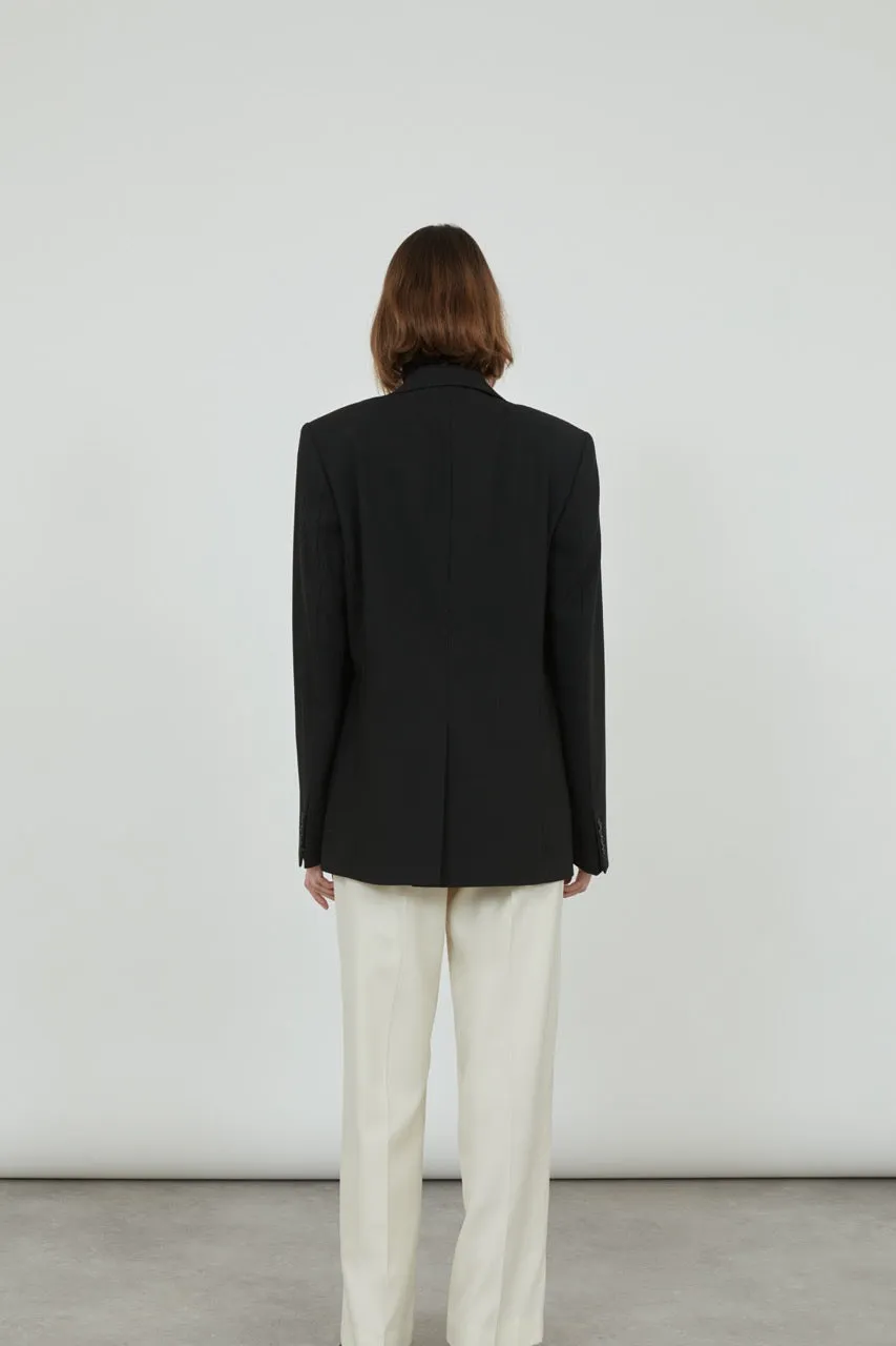 Morris blazer | Black - Virgin wool