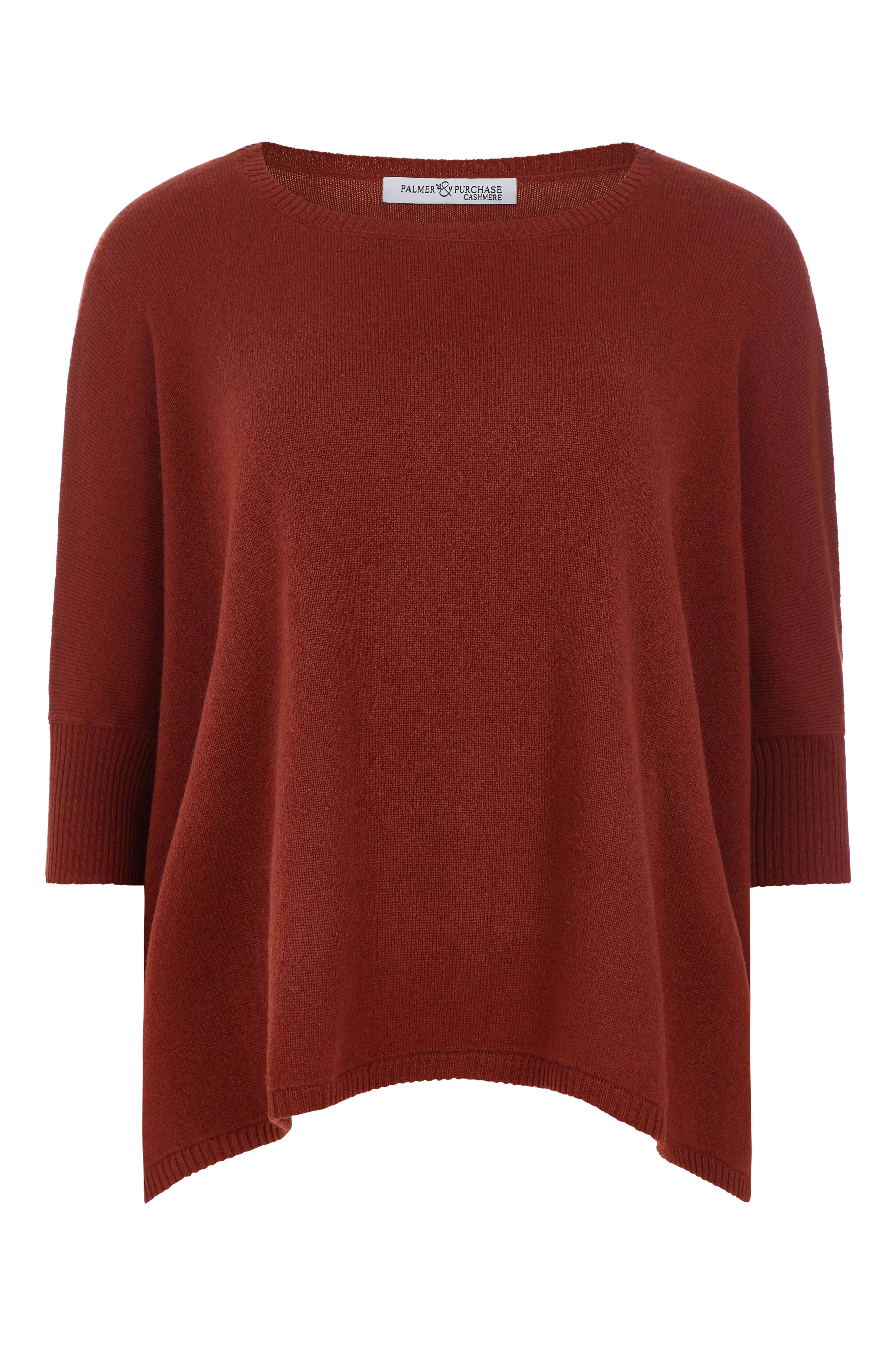 Nadine Cashmere Boxy Pullover Spice