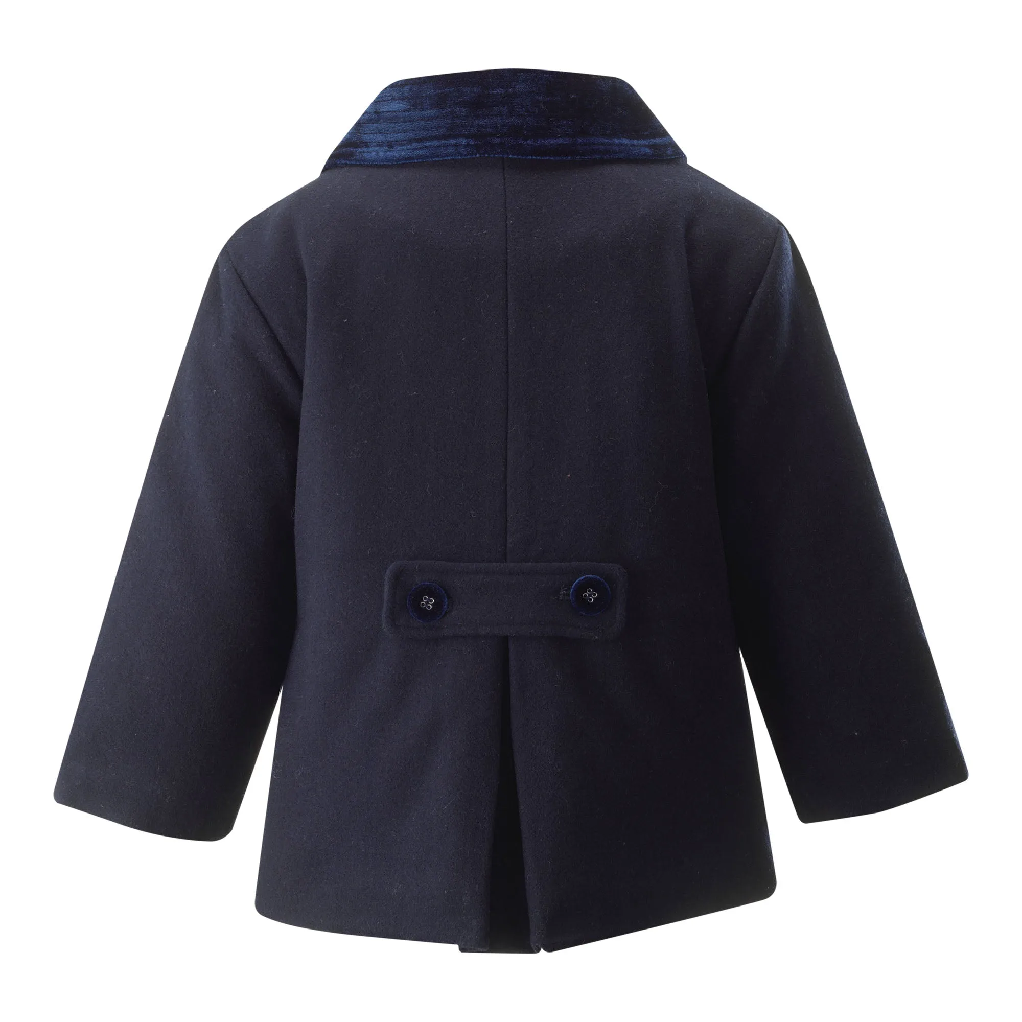 Navy Double Breasted Coat