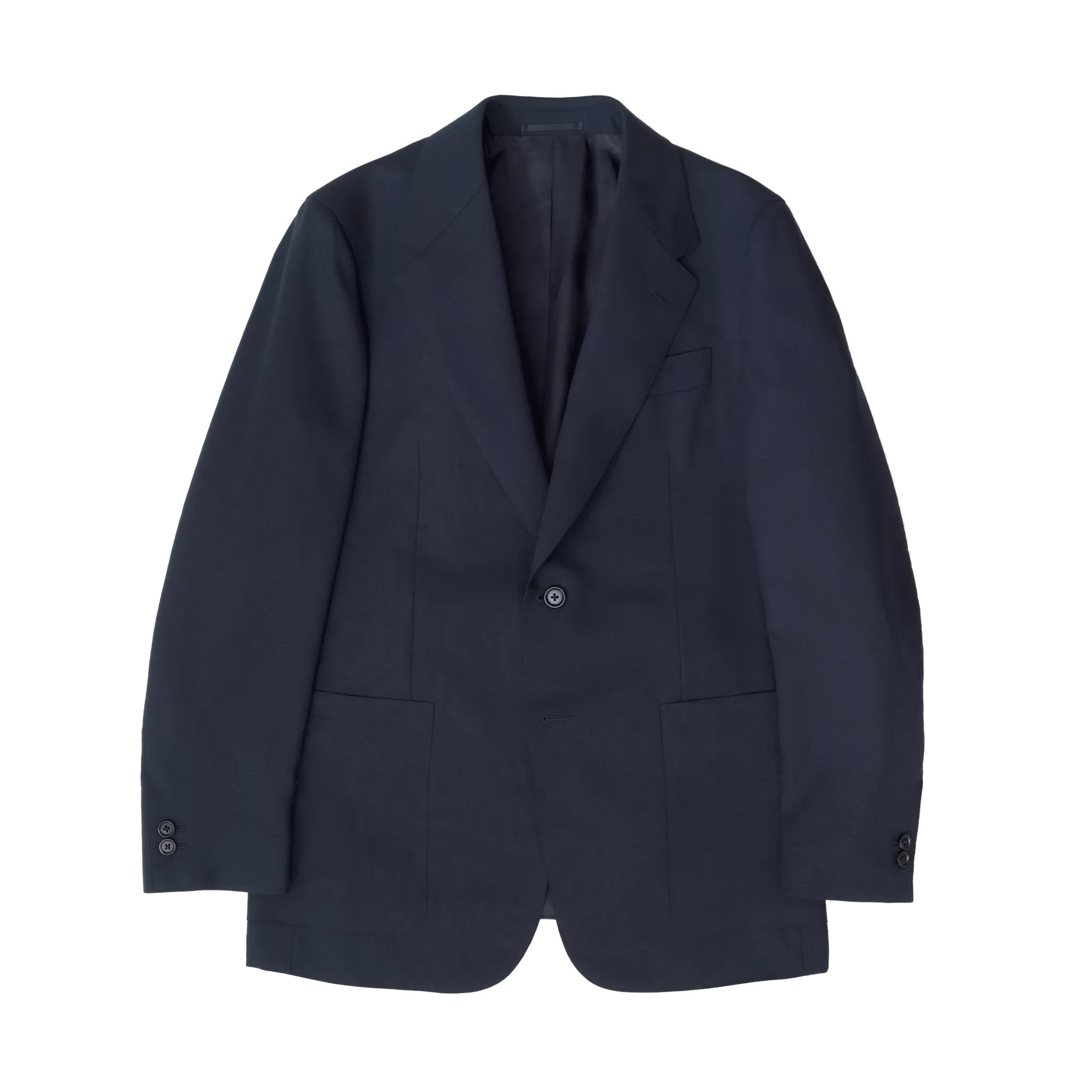 Navy Merino Blazer