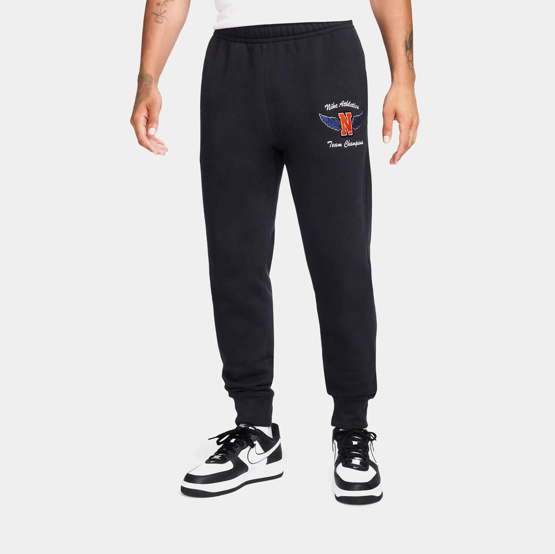 NSW Swoosh Club Fleece Joggers Mens Pants (Black/Orange)