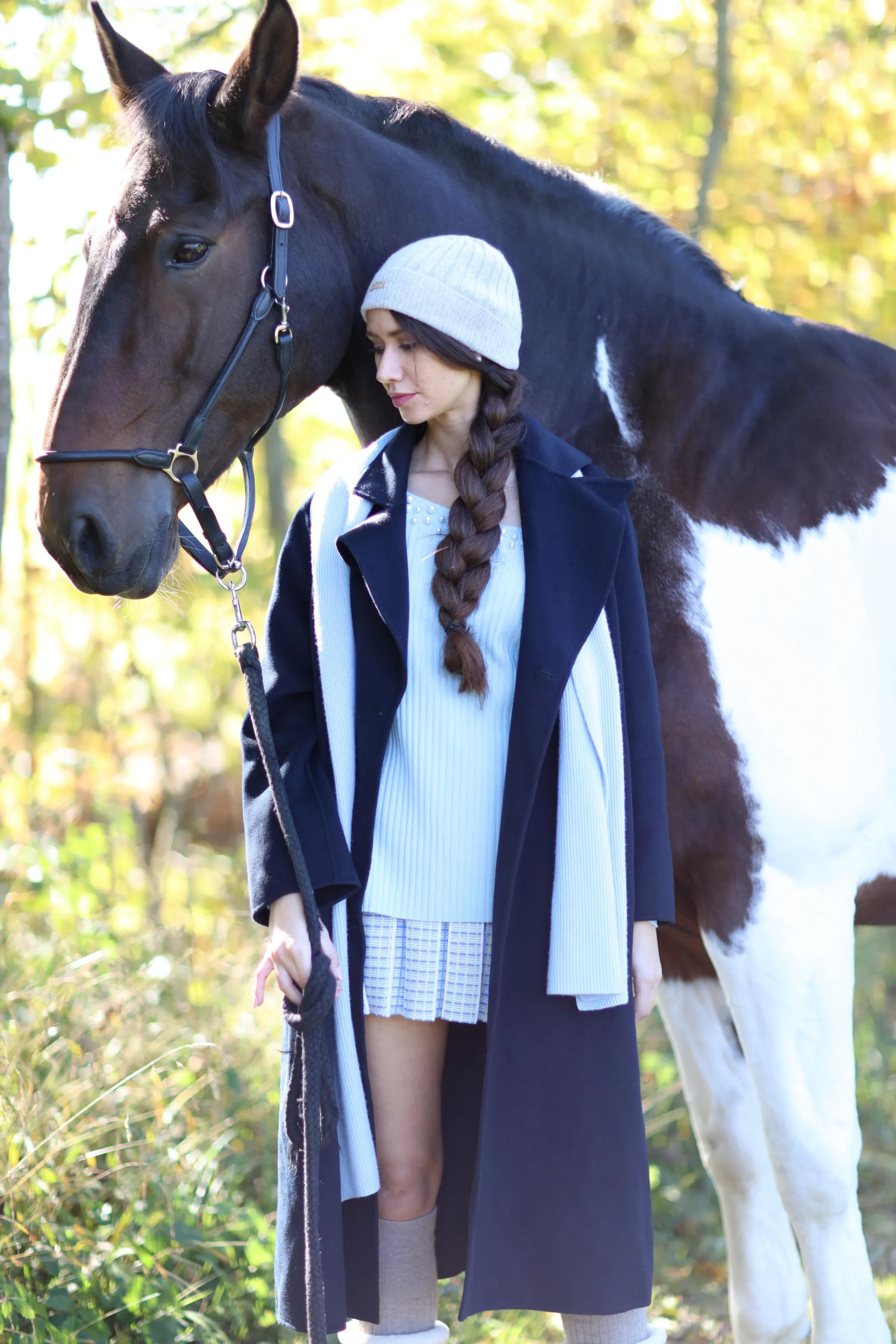 Off Shoulder Cashmere Blend Sweater