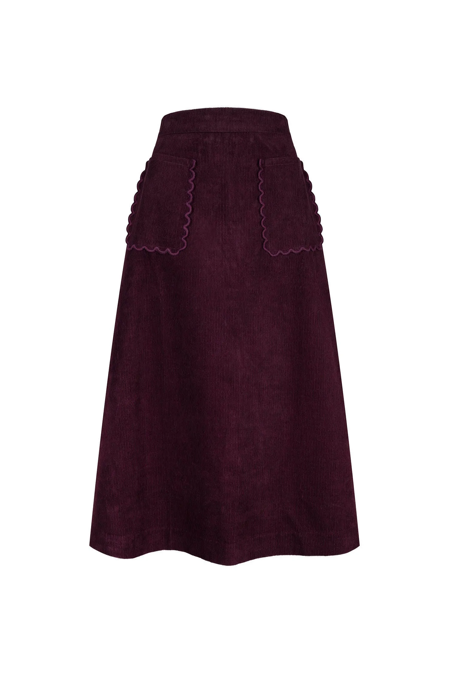 Pearl plum skirt