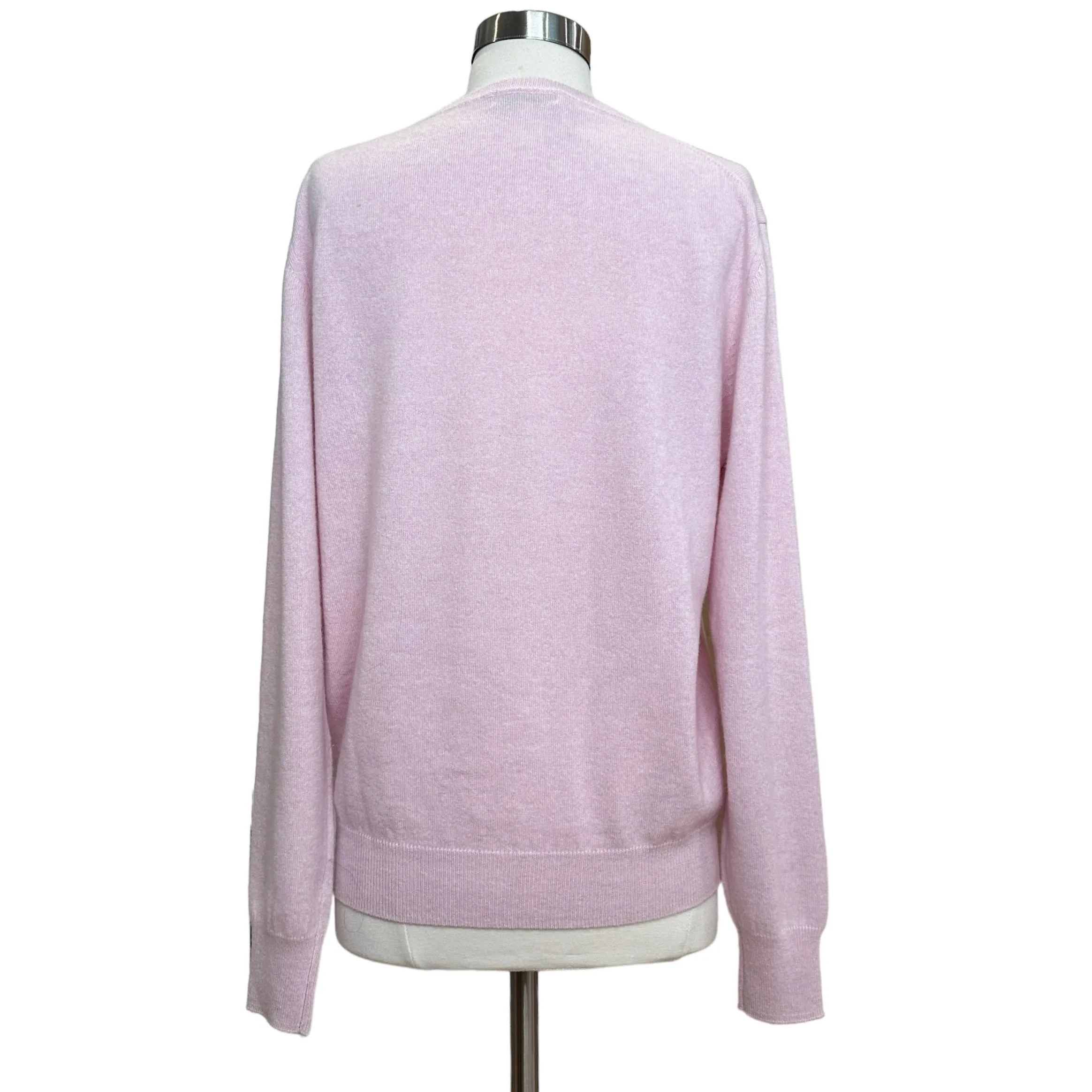 Pink Cashmere Sweater - L