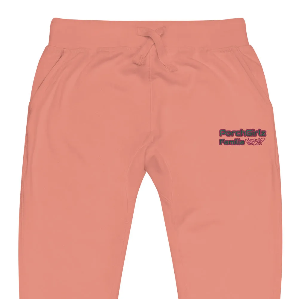 Porchgirlz "Familia" Collection Unisex fleece sweatpants