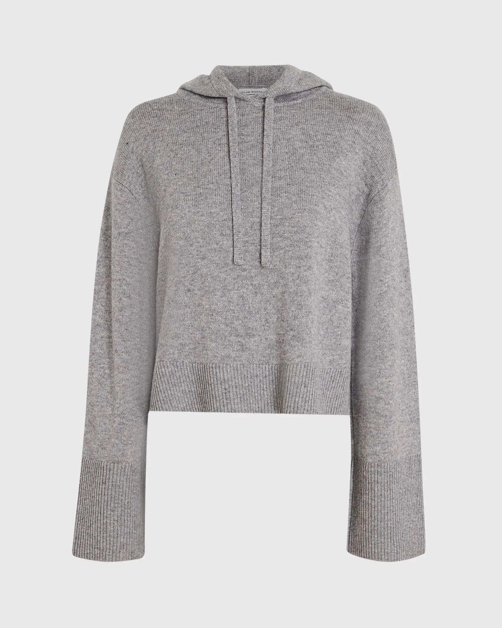 Relaxed Wool and Cashmere Knit Hoodie