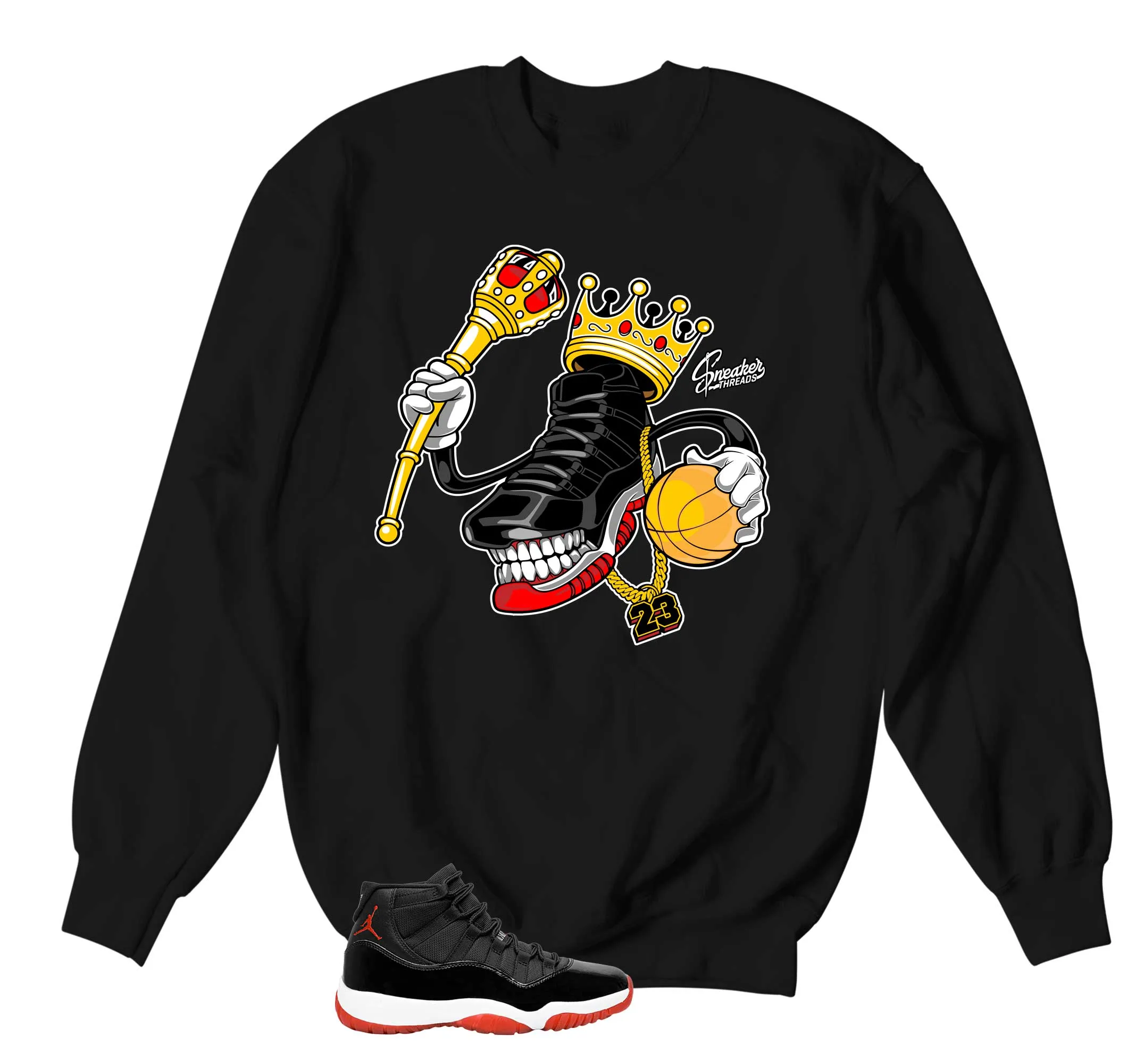 Retro 11 Bred King Of kicks Sweater