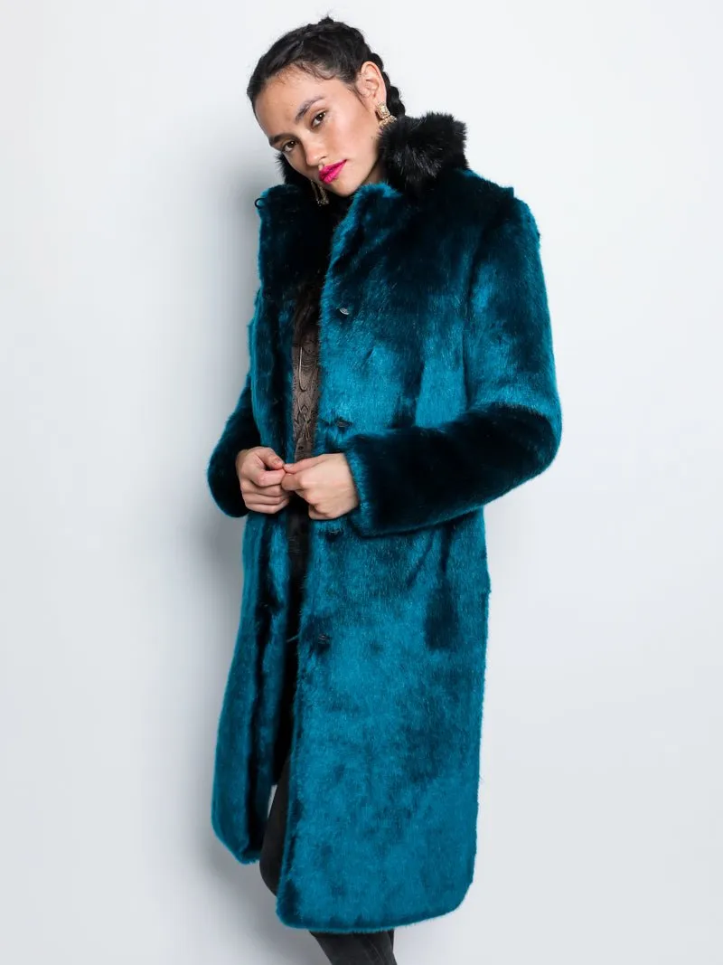 Royal Wolf Luxe Calf Length Faux Fur Coat | Women's