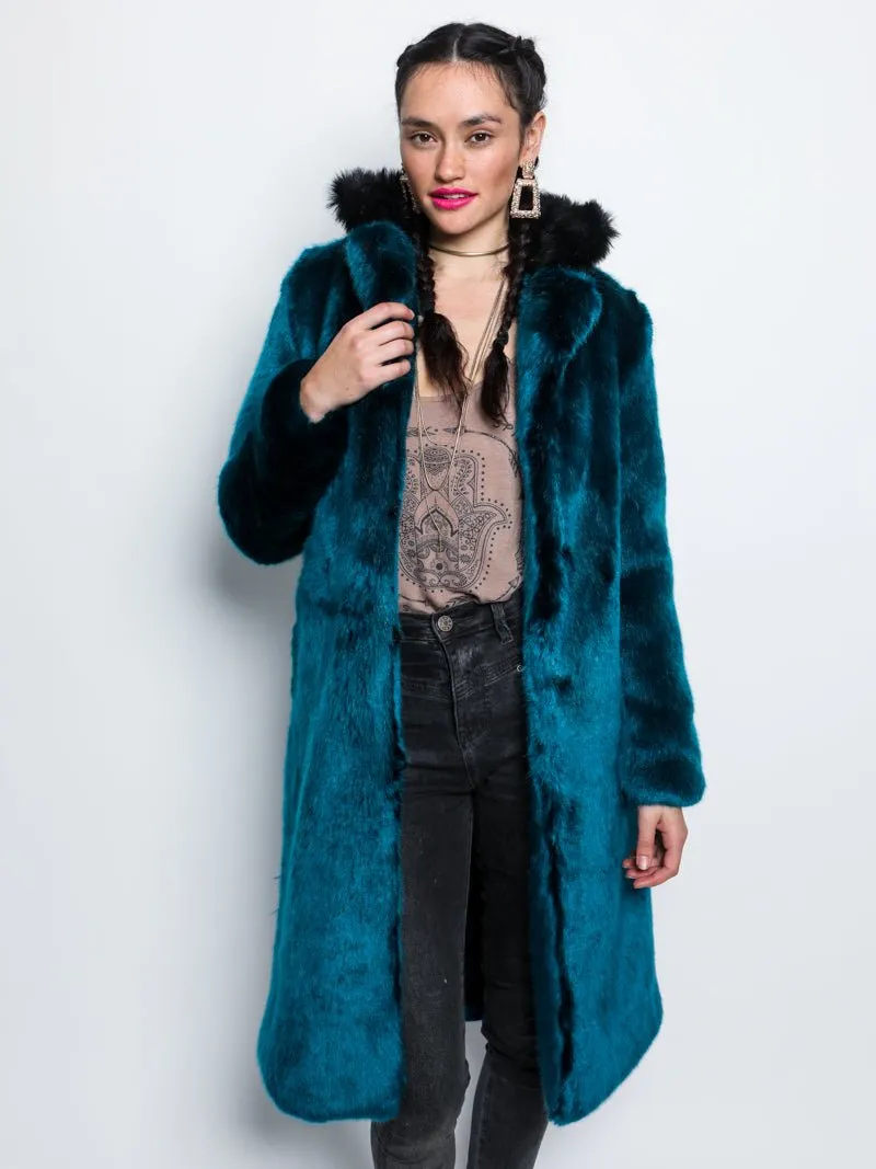 Royal Wolf Luxe Calf Length Faux Fur Coat | Women's