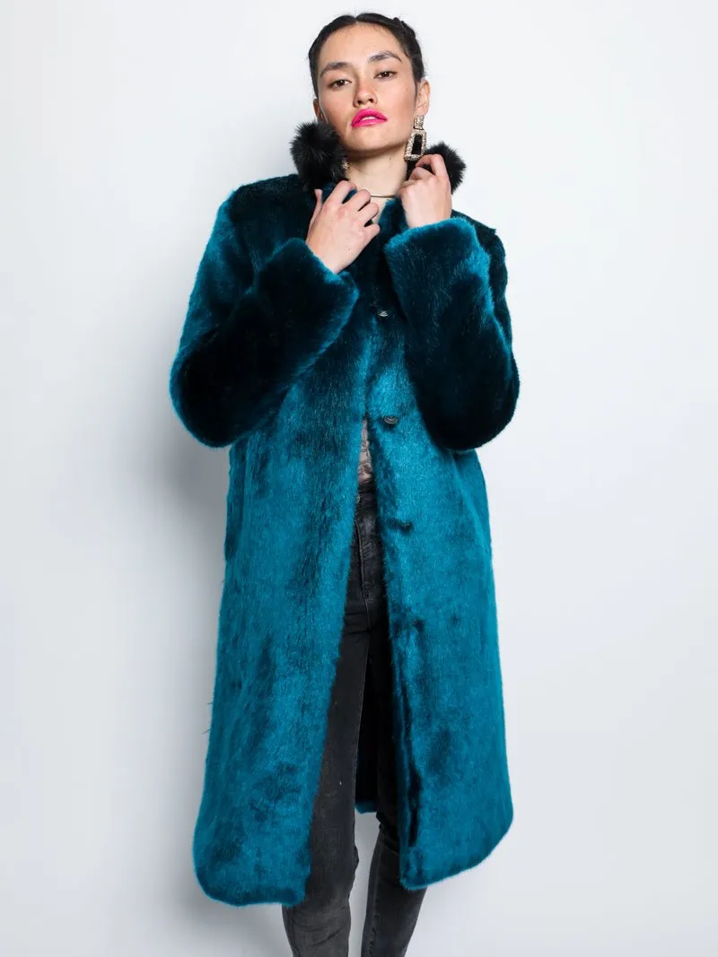 Royal Wolf Luxe Calf Length Faux Fur Coat | Women's