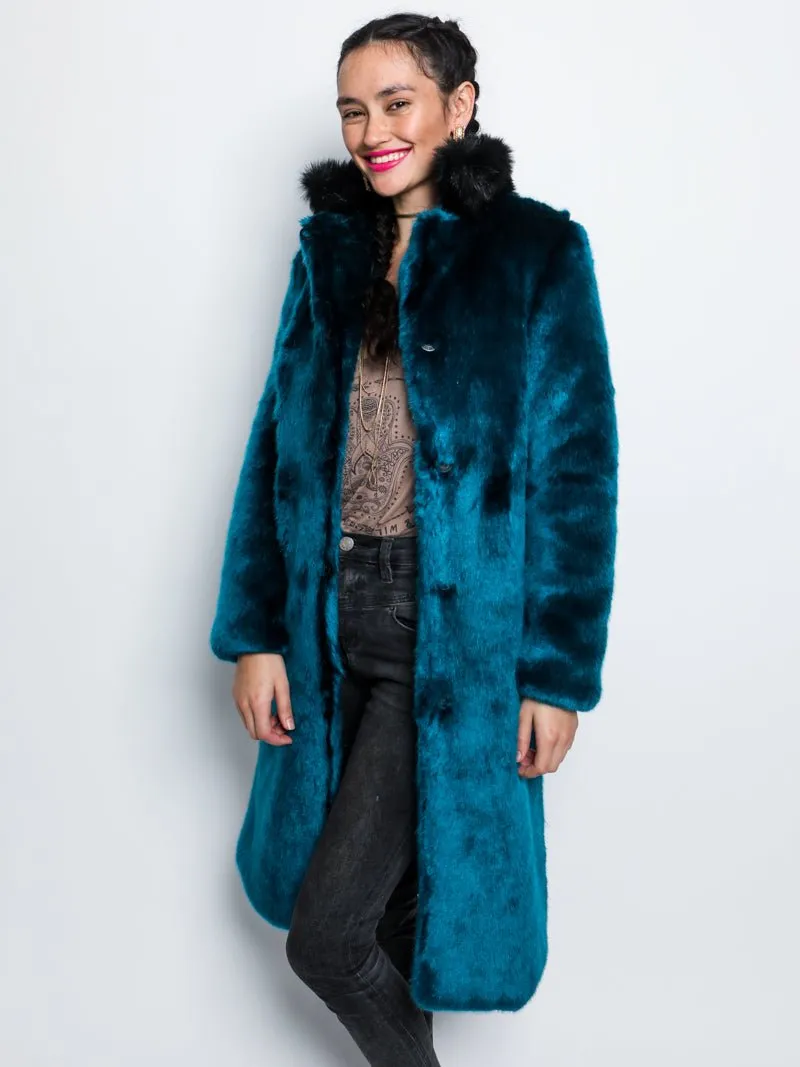 Royal Wolf Luxe Calf Length Faux Fur Coat | Women's