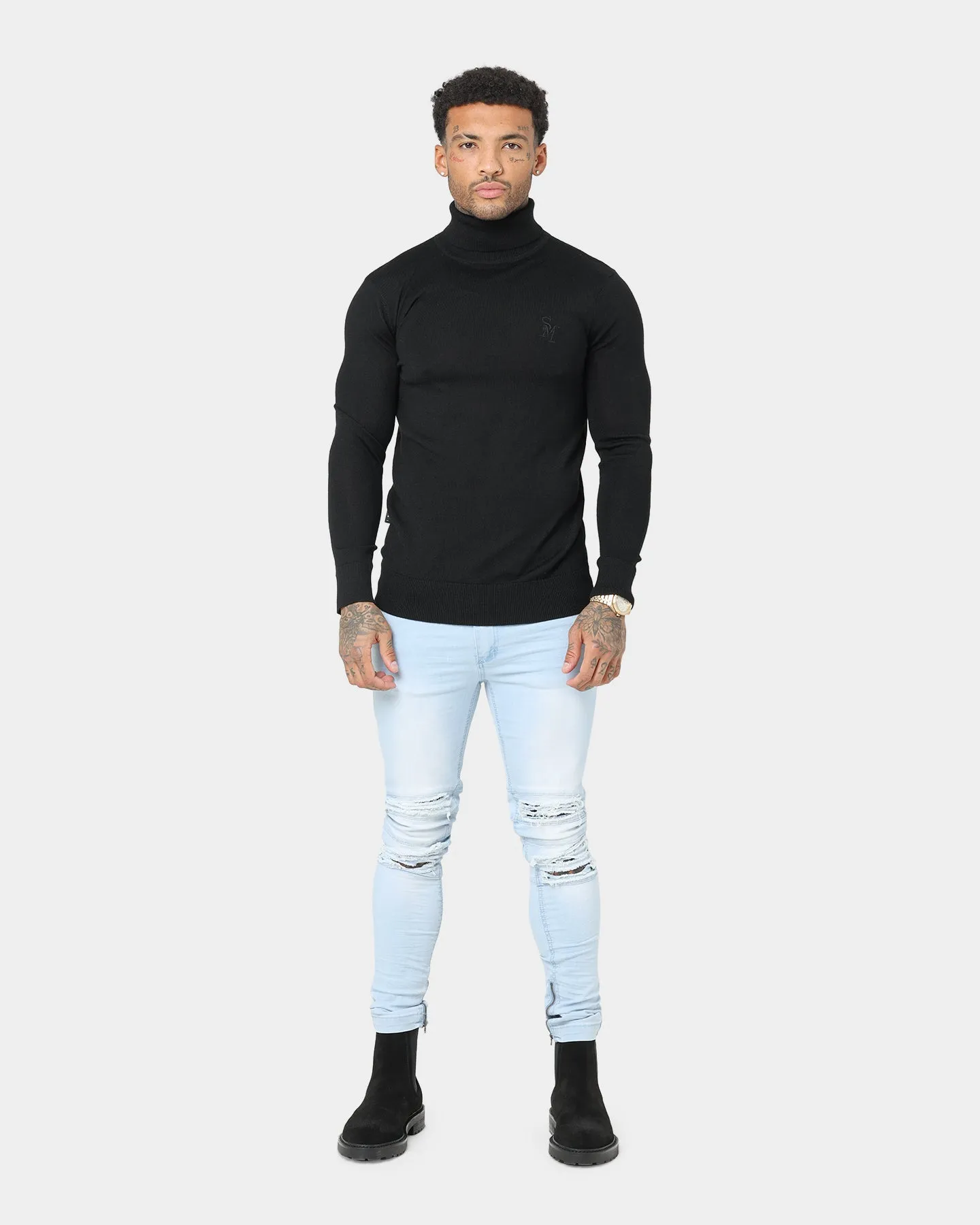 Saint Morta Rollneck Sweater Black