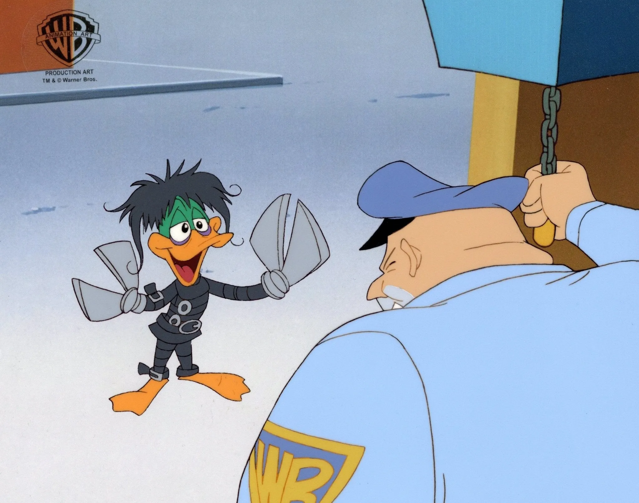 Tiny Toon Adventures Original Production Cel: Plucky Duck and Ralph