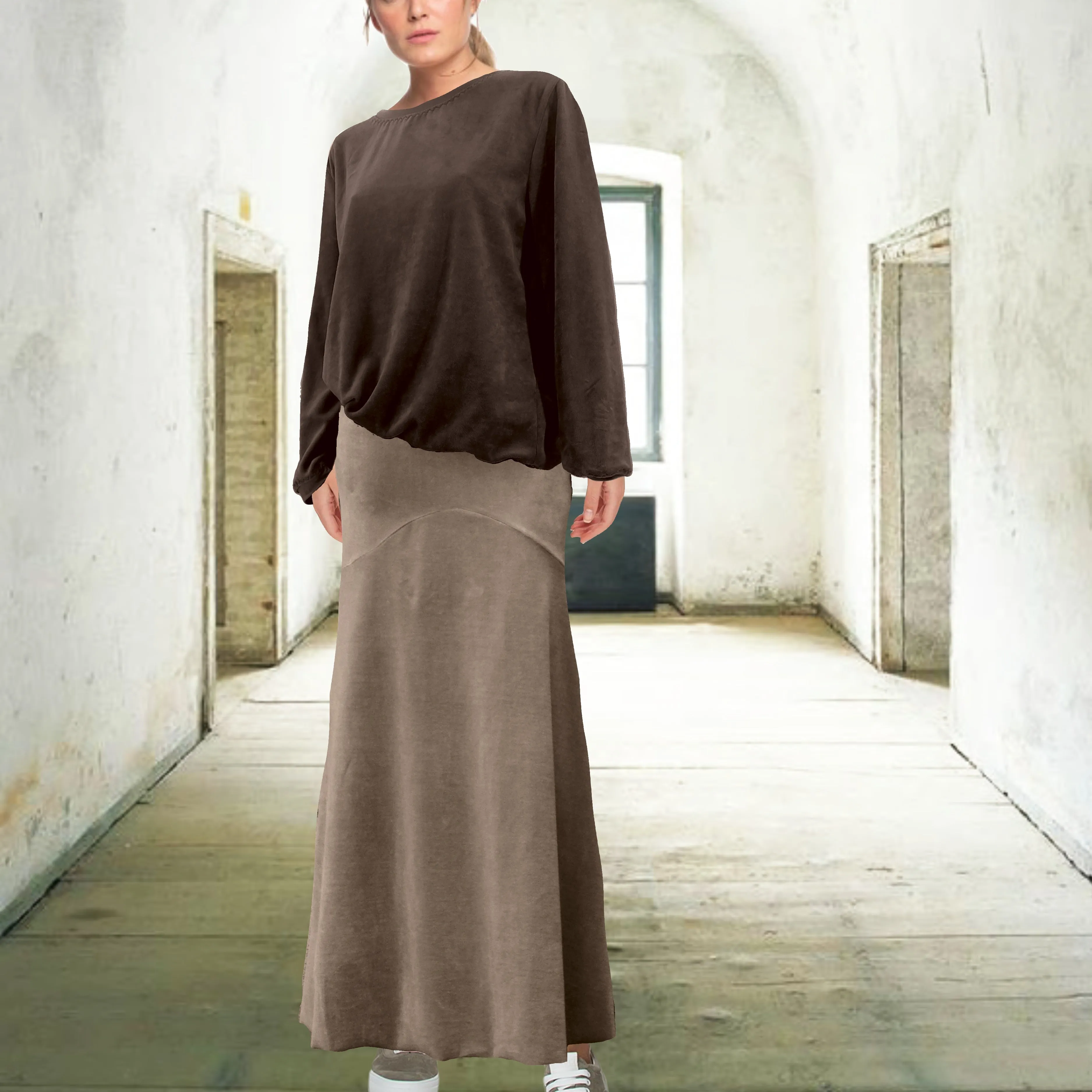 Velours sweater/ Velvet sweater