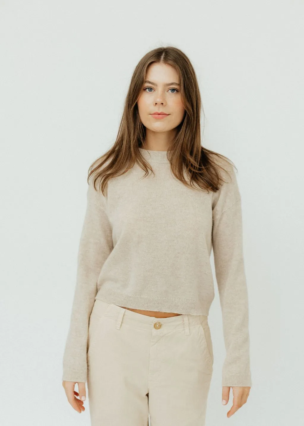 Velvet Brooklyn Sweater in Sand