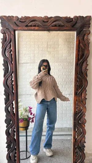 Velvet touch sweater