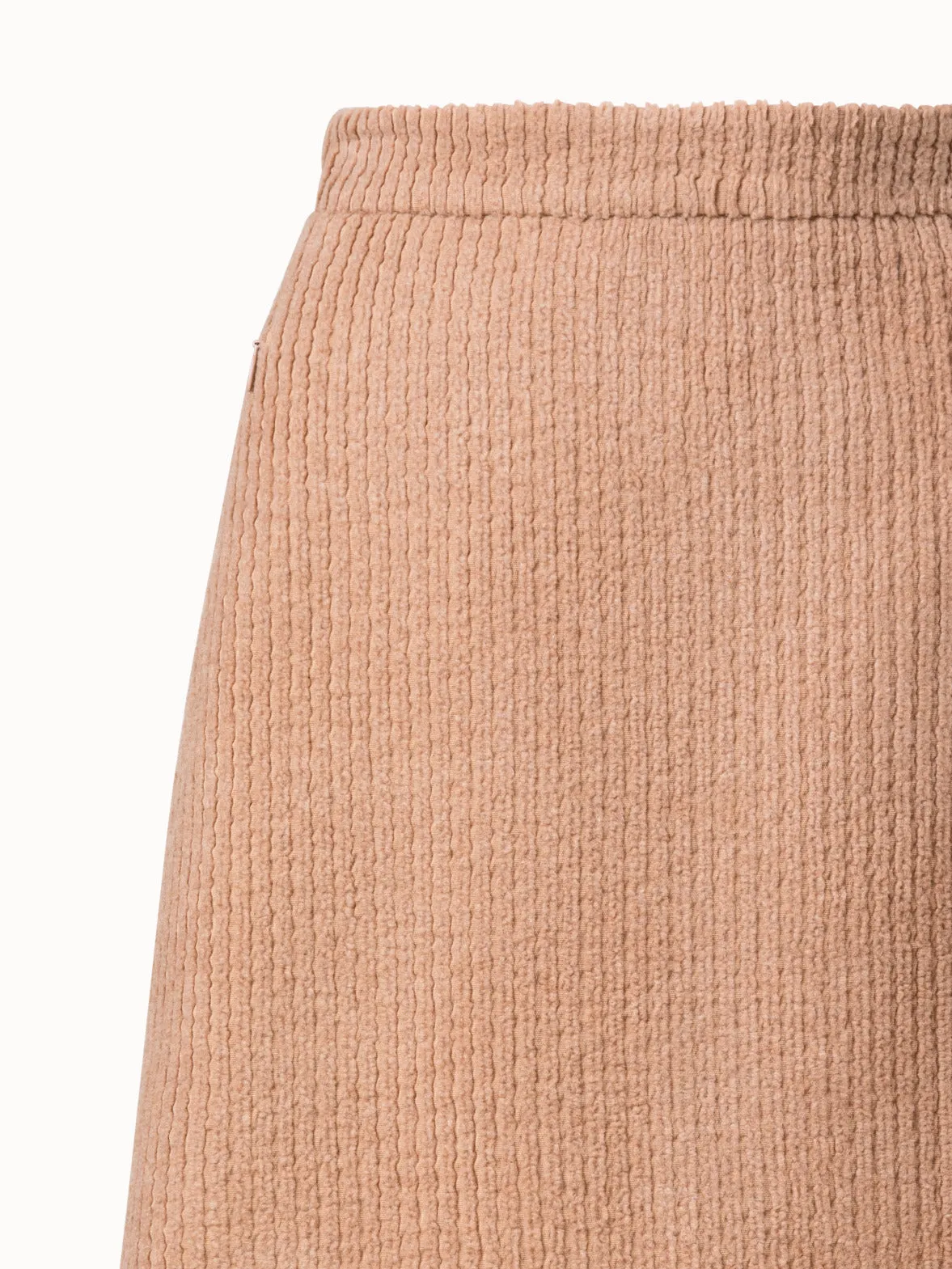 Wool Cashmere Velvet Corduroy Short Skirt